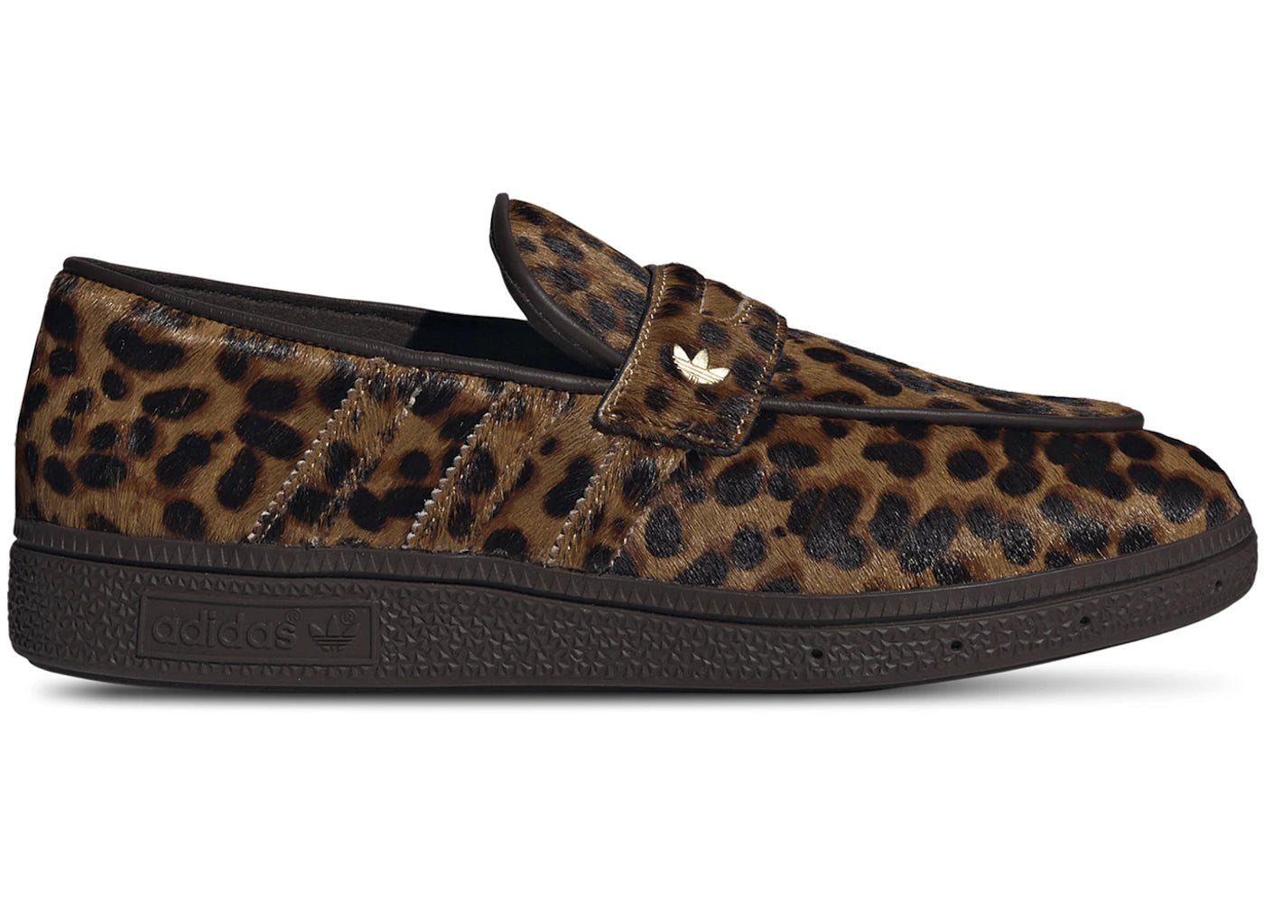 Adidas Handball Spezial Loafer Leopard Print Dark Brown