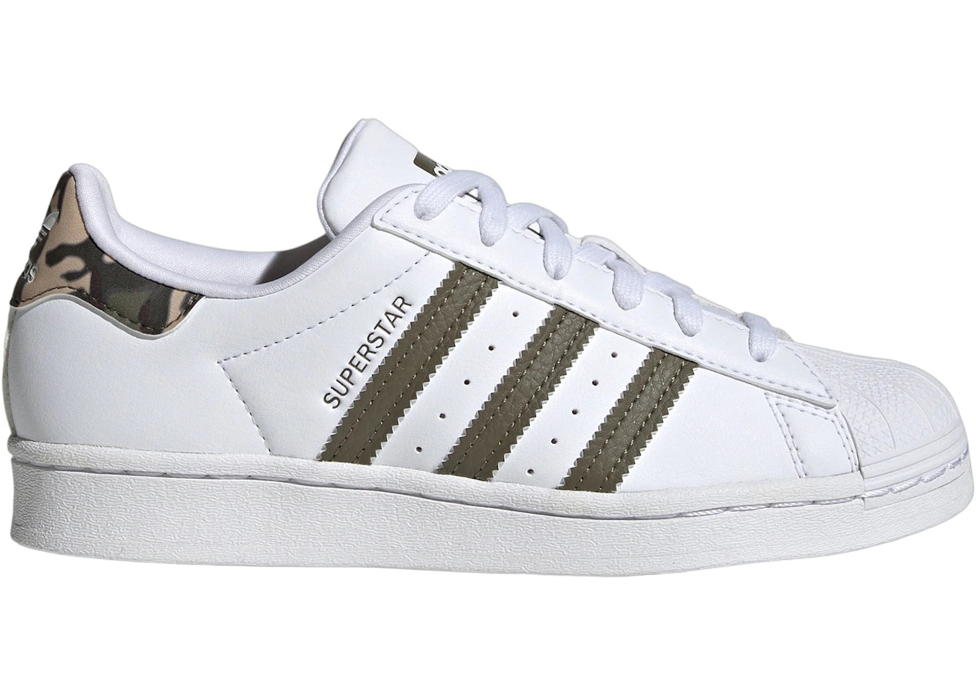 Adidas Superstar Cloud White Olive Strata