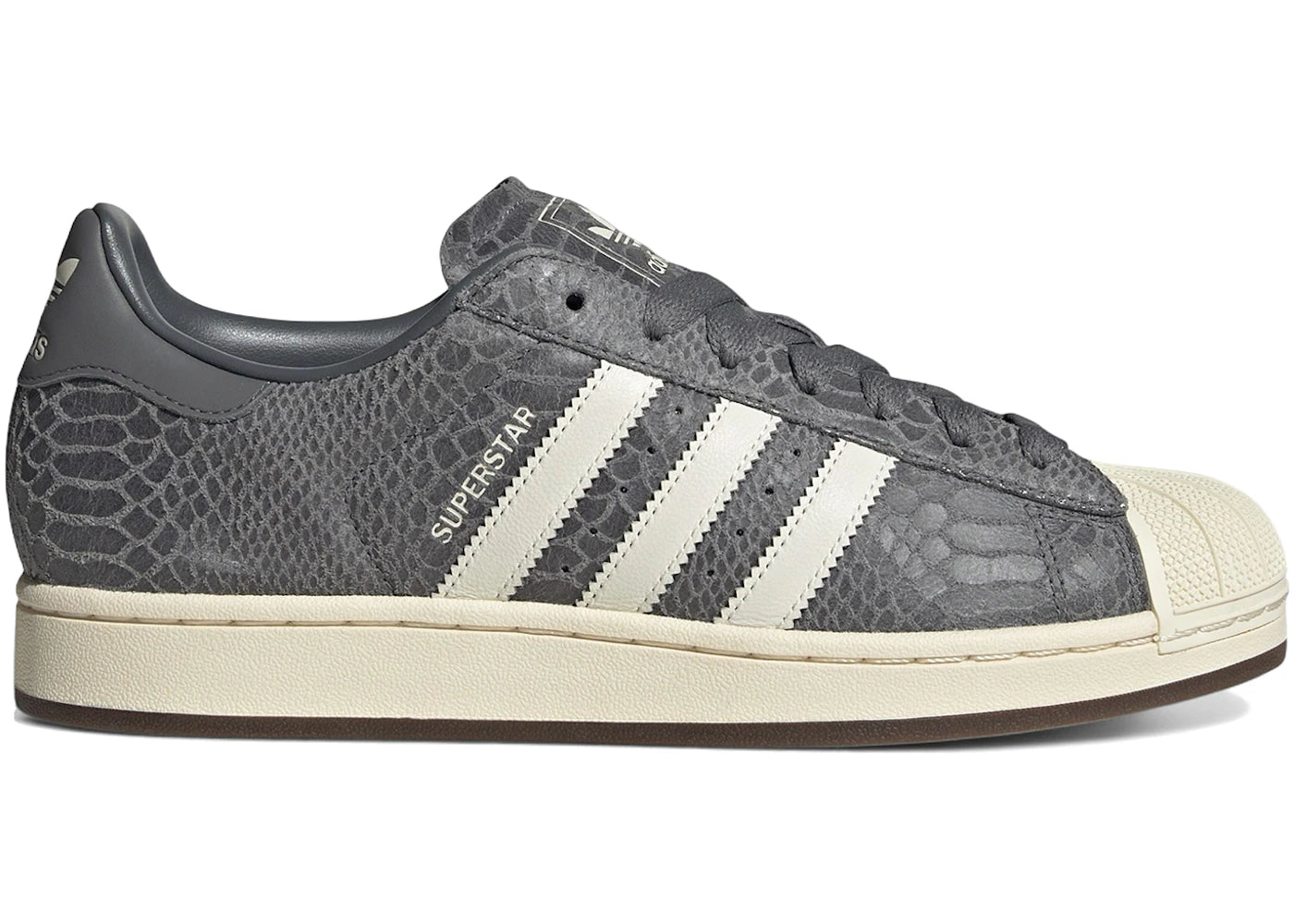 Adidas Superstar II Grey Croc Cream White