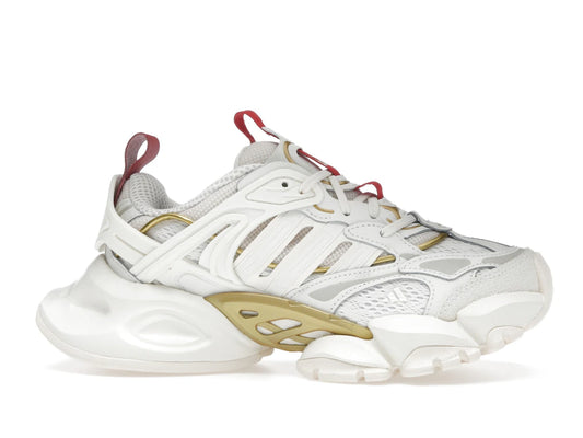 adidas XLG Runner Deluxe Off White Gold Metallic Red