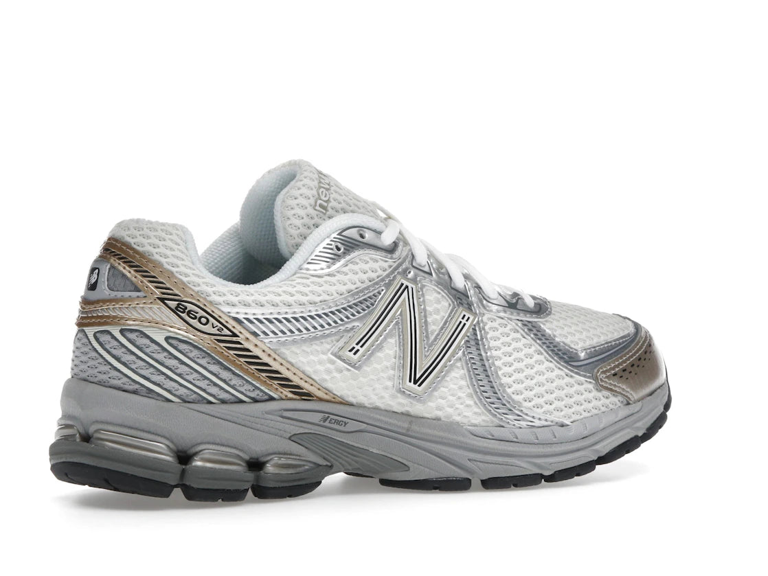 New Balance 860v2 Sea Salt Gold Metallic