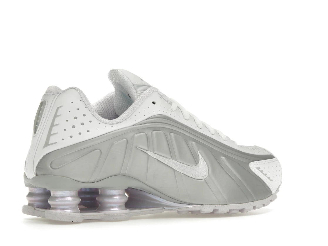 Nike Shox R4 White Metallic Platinum Barely Grape