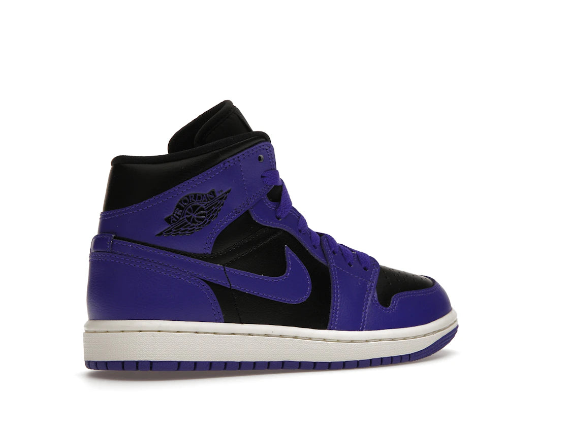 Jordan 1 Mid Purple Black