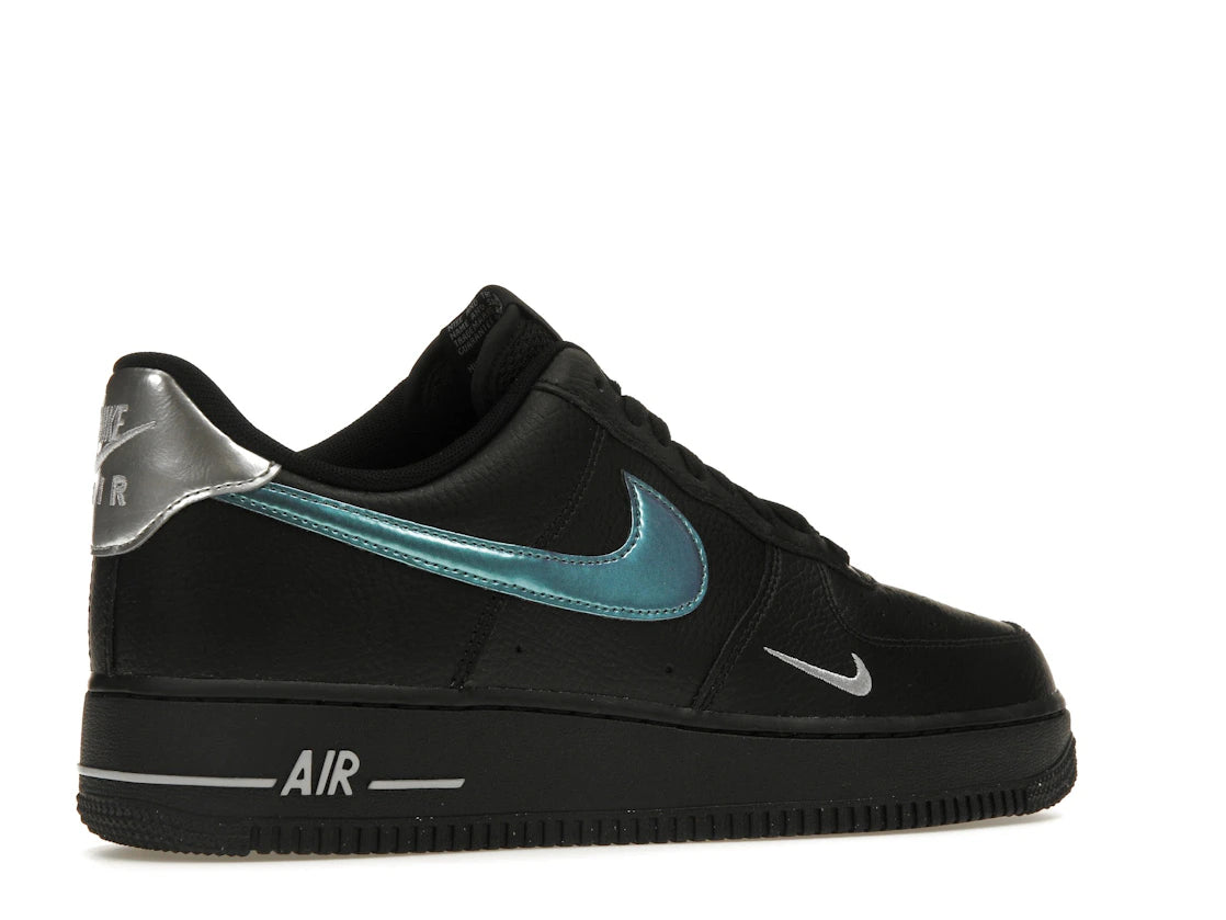 Nike Air Force 1 '07 Low Black Blue Lightning