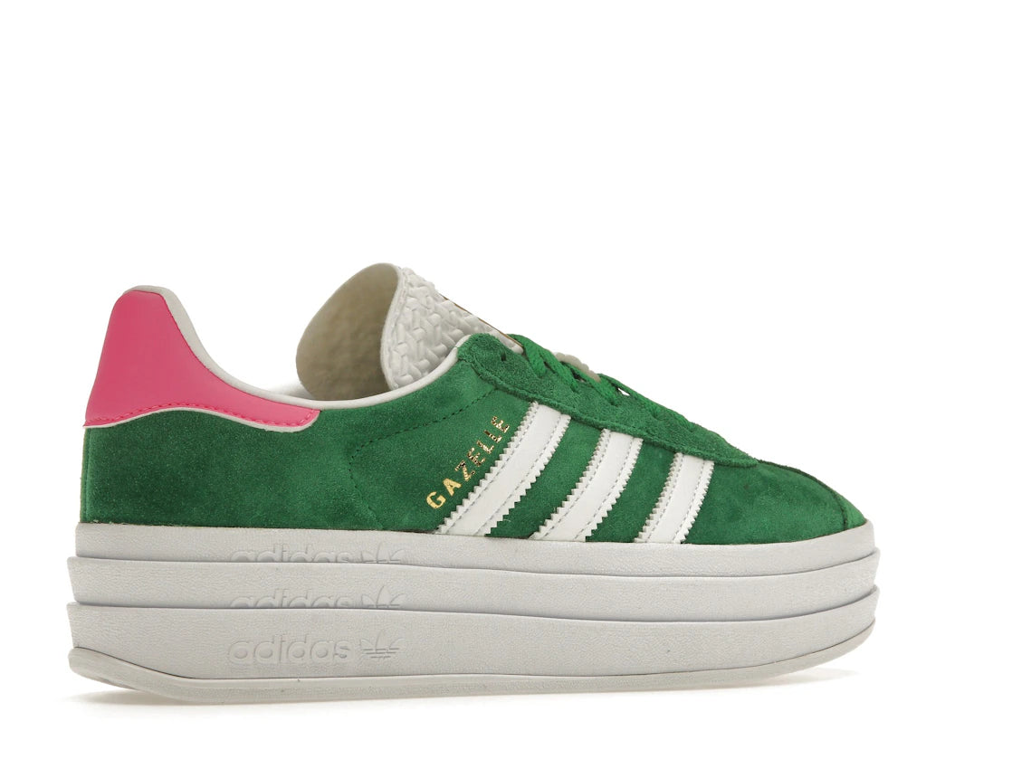 adidas Gazelle Bold Green Lucid Pink
