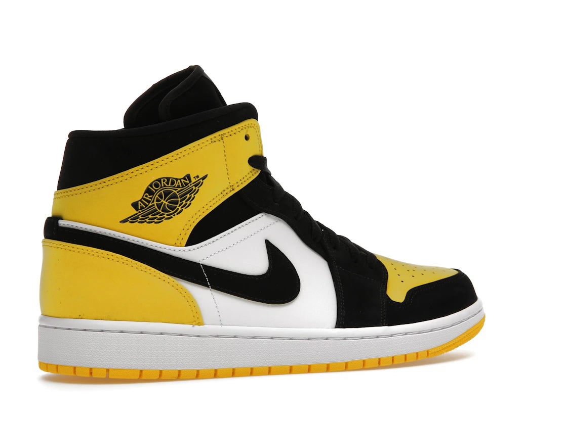 Jordan 1 Mid Yellow Toe Black