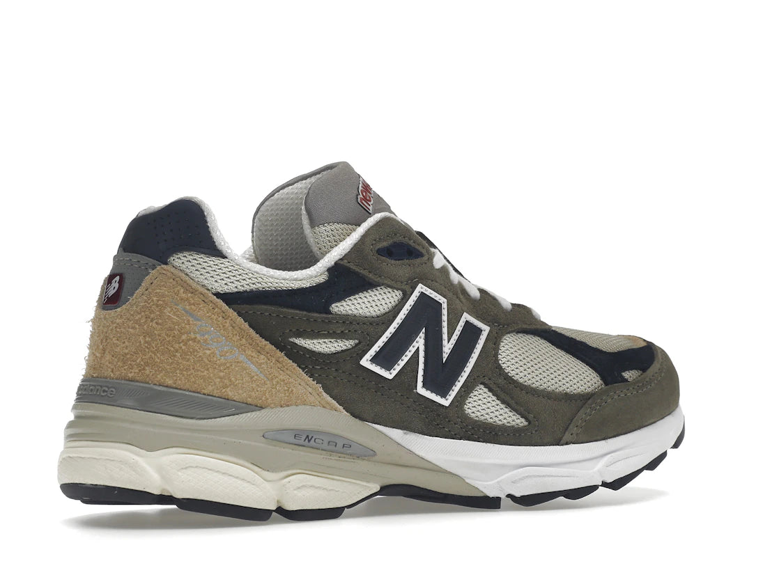 New Balance 990v3 MiUSA Grey Blue Olive
