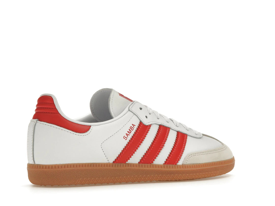 adidas Samba OG White Solar Red Gum