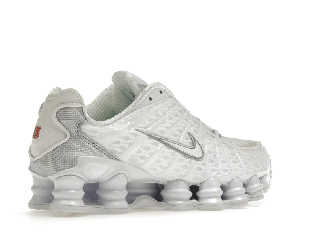 Nike Shox TL White Metallic Silver Max Orange