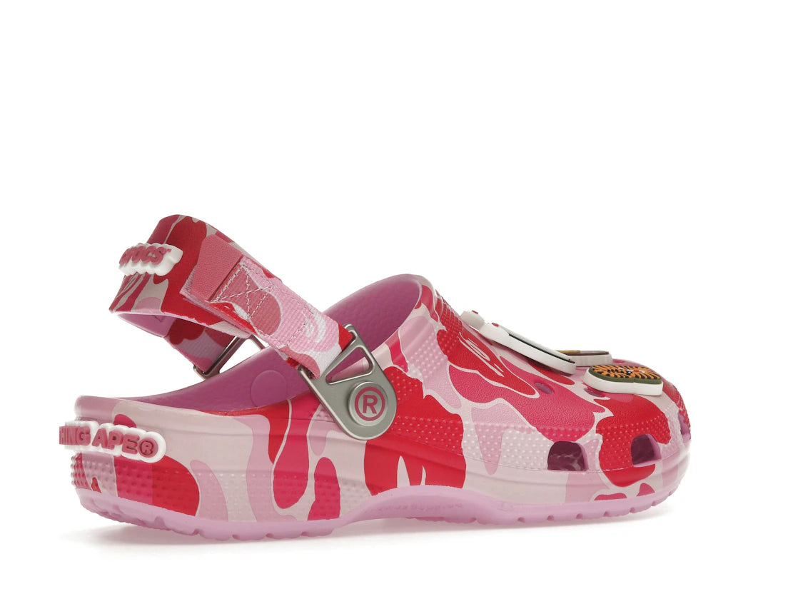 Crocs Classic Clog A Bathing Ape ABC Camo Pink