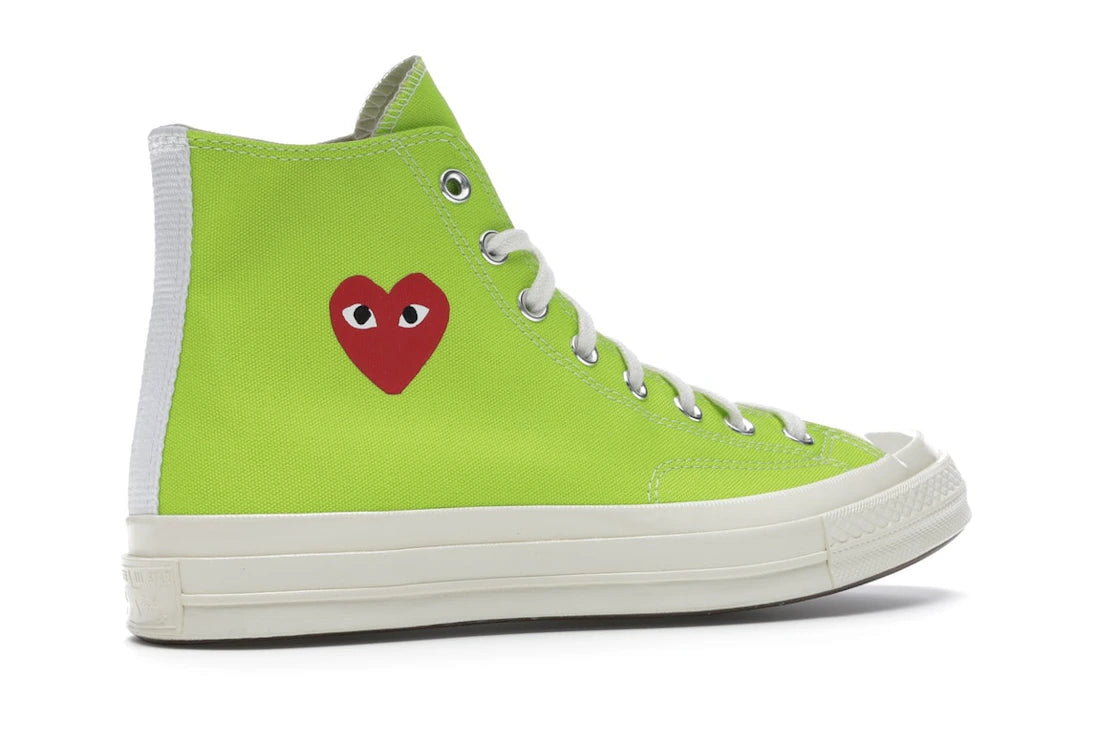 Converse Chuck Taylor All Star 70 Hi Comme des Garcons PLAY Bright Green