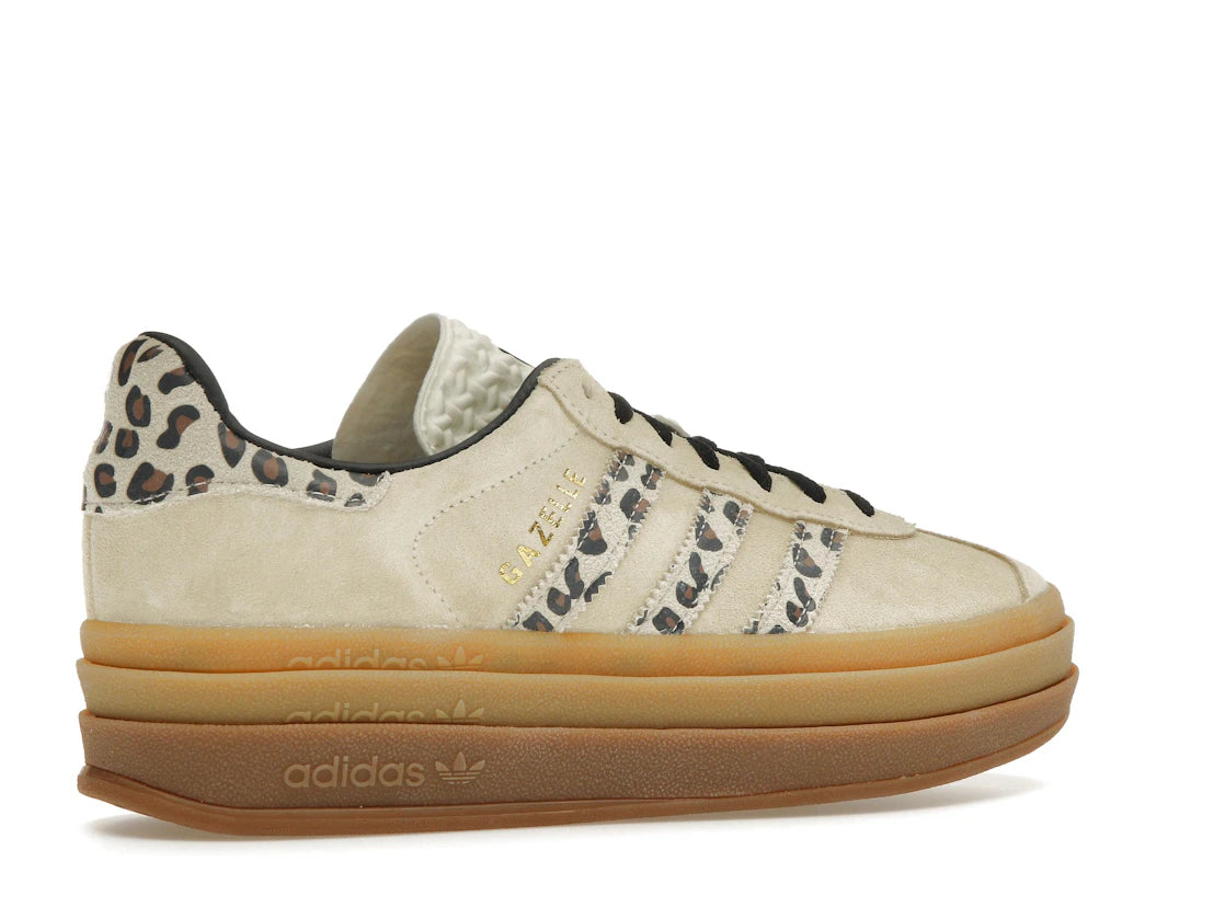 adidas Gazelle Bold Cream Black Leopard