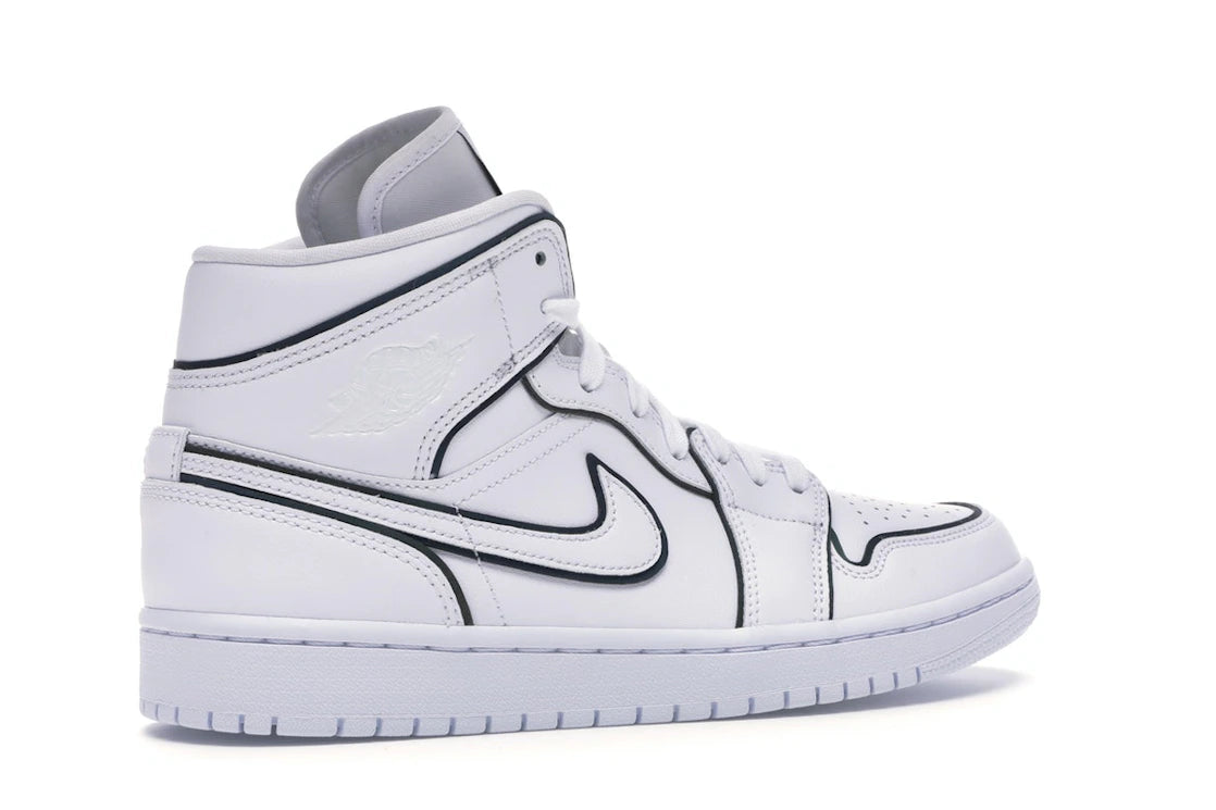 Jordan 1 Mid Iridescent Reflective White
