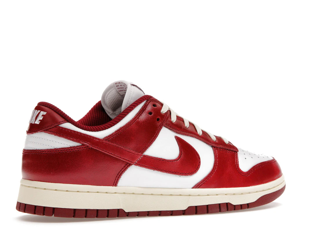 Nike Dunk Low PRM Vintage Team Red