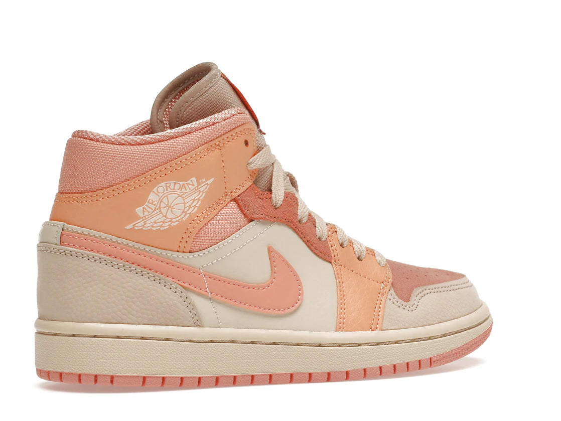 Jordan 1 Mid Apricot Orange
