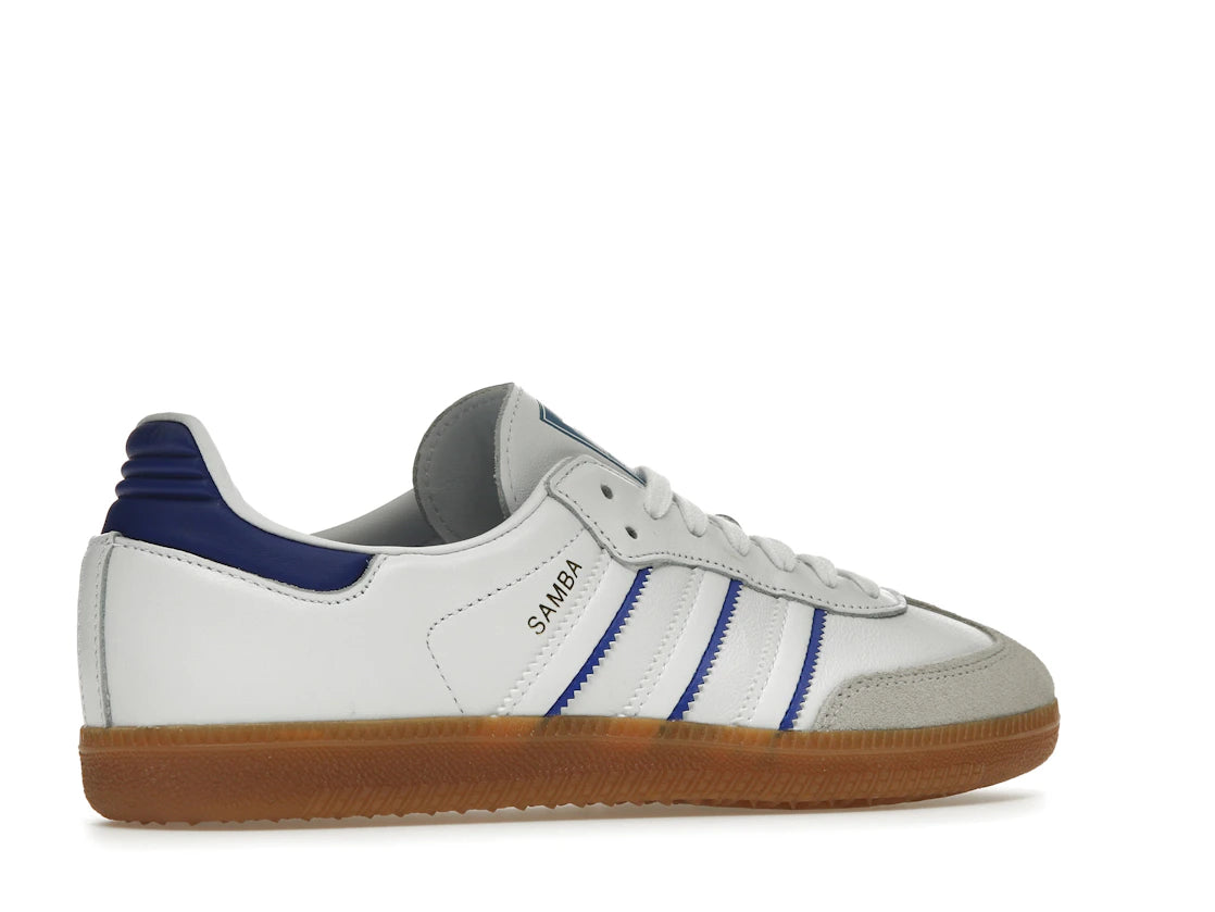 adidas Samba Leather Cloud White Lucid Blue
