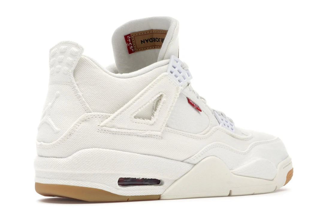 Air Jordan 4 Retro Levi's White