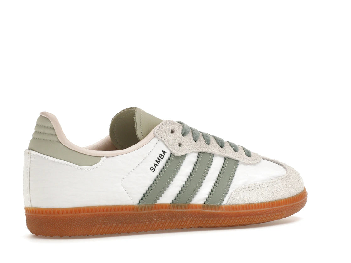 adidas Samba OG Argent Vert Mastic Mauve (Femme)