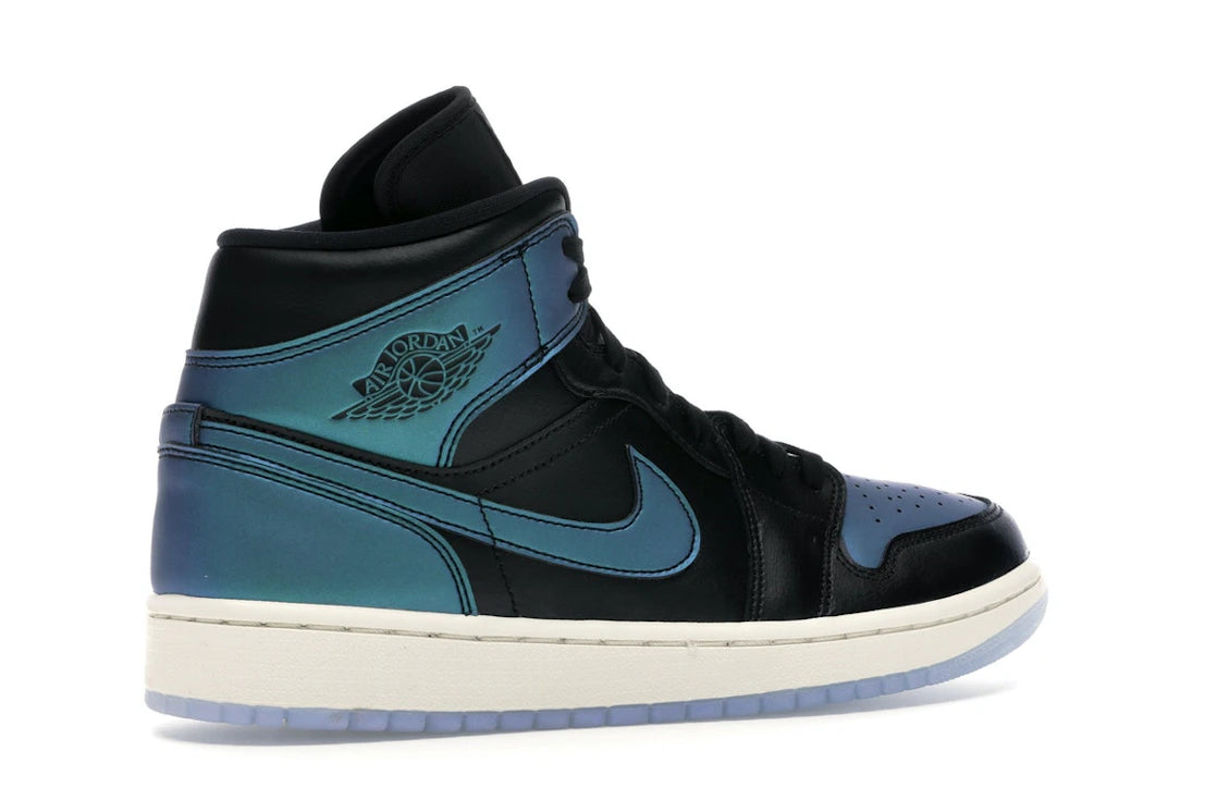 Jordan 1 Mid Iridescent Black