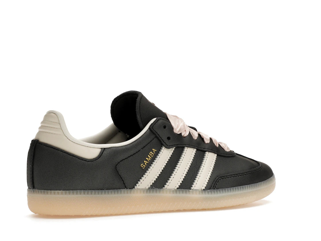 adidas Samba OG Black Pink Ribbon Laces