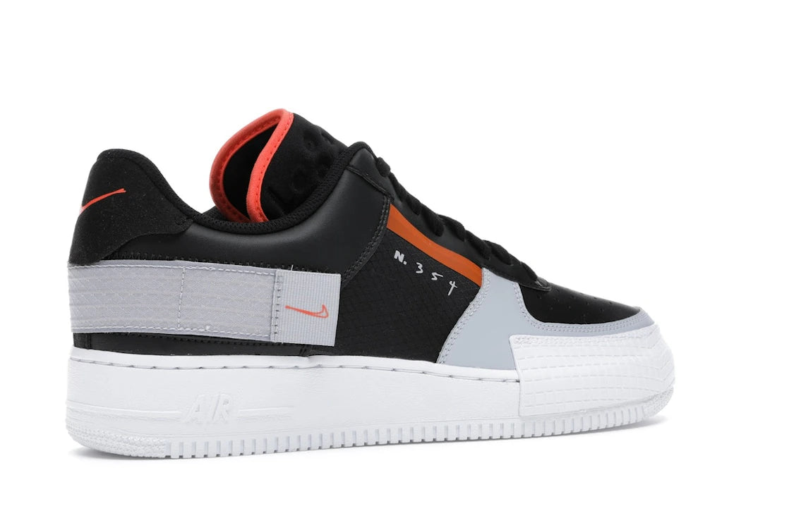 Nike Air Force 1 Type Black Hyper Crimson