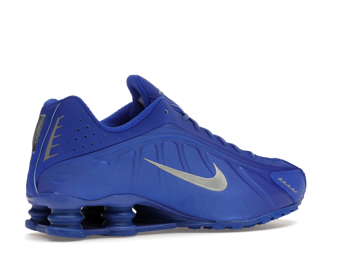 Nike Shox R4 Racer Blue Metallic Silver