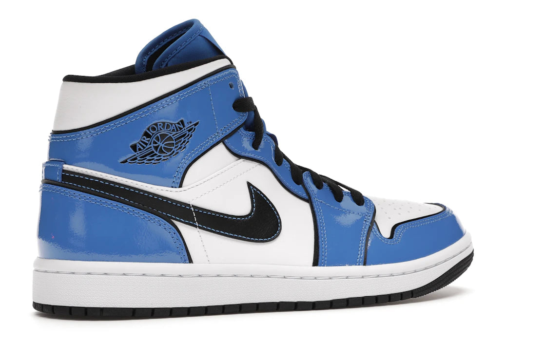 Jordan 1 Mid Signal Blue