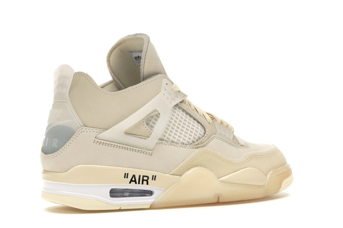 Jordan 4 Retro Off-White Sail Midweek Heat V2