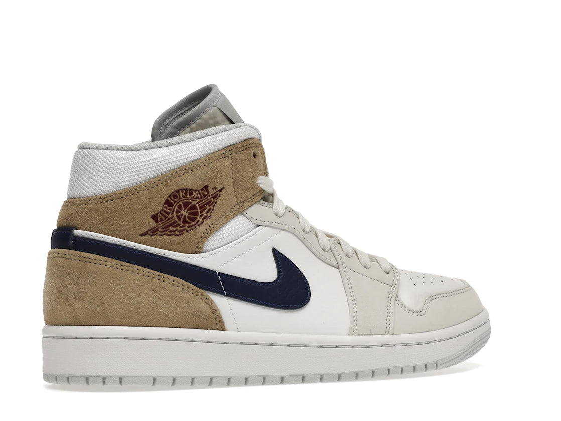Jordan 1 Mid Tan Suede