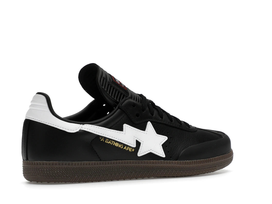 Adidas Samba Bape Black White Gum