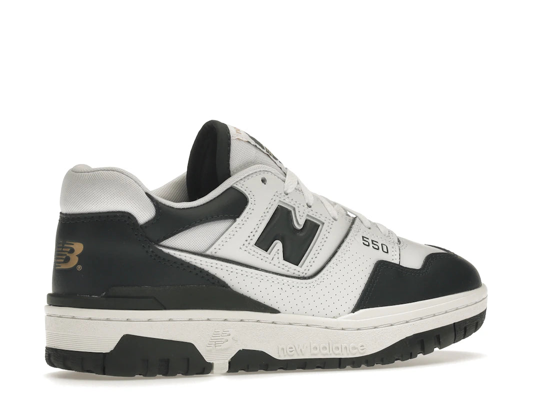 New Balance 550 White Dark Green