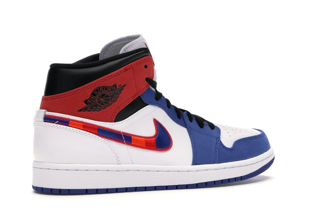 Jordan 1 Mid Multi-Color Swoosh