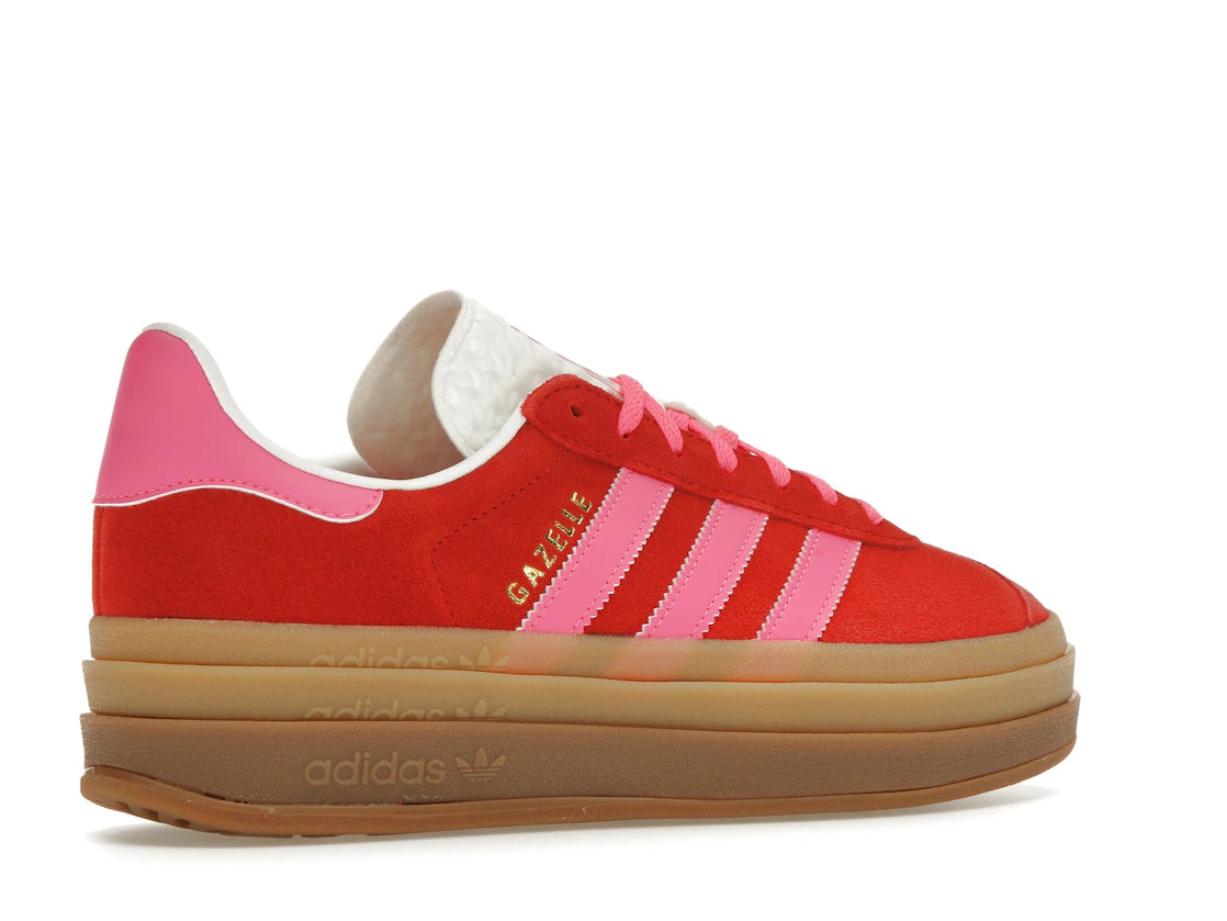 adidas Gazelle Bold Collegiate Red Lucid Pink