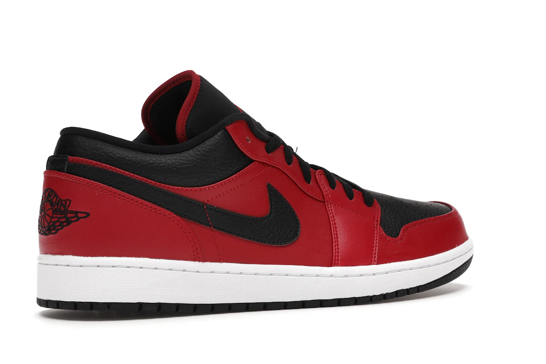 Jordan 1 Low Reverse Bred Pebbled Swoosh