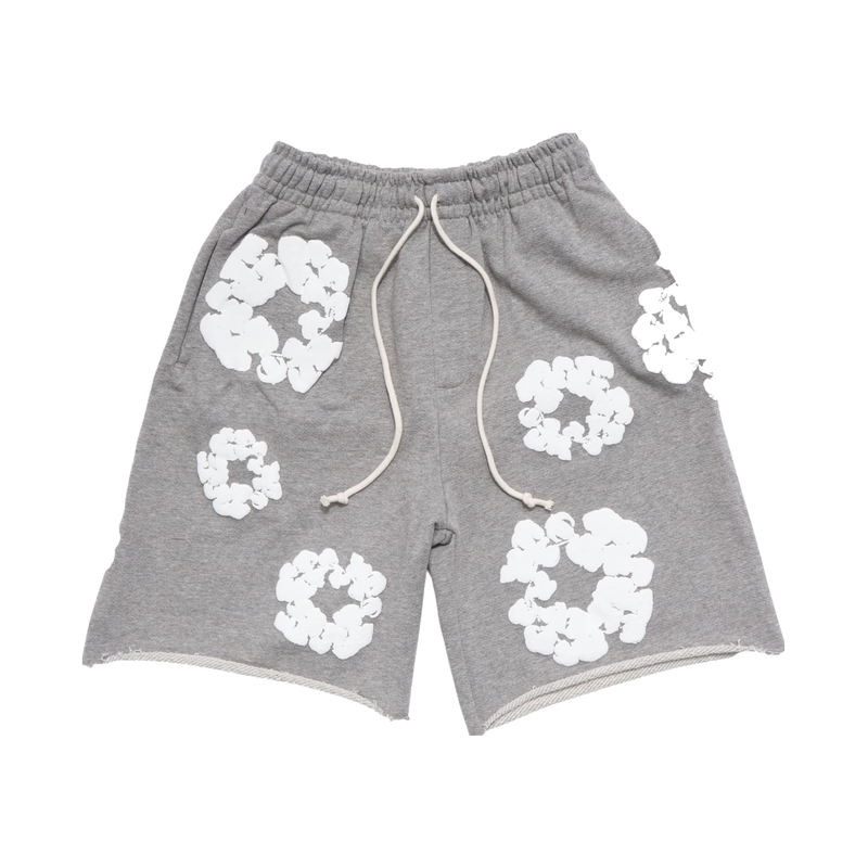Denim Tears The Cotton Wreath Shorts Grey