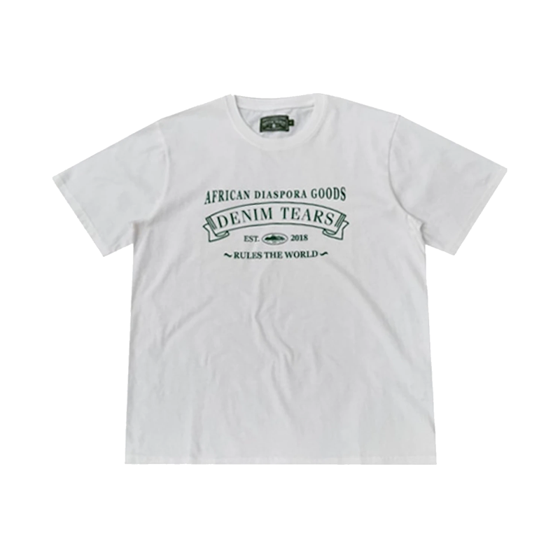 Corteiz x Denim Tears Logo Tee White