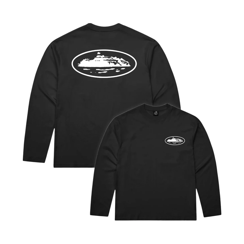 Corteiz OG Island LS Tee Black
