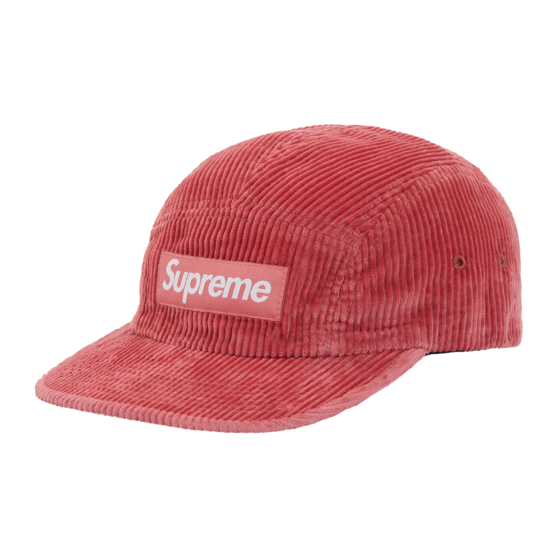 Supreme Corduroy Camp Cap Coral