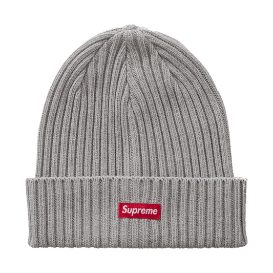 Supreme Overdyed Beanie Heather Grey