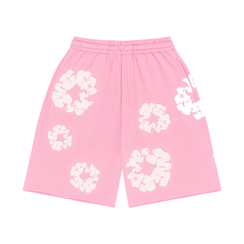 Denim Tears The Cotton Wreath Shorts Pink