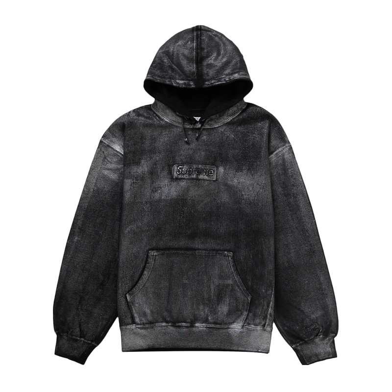 Supreme MM6 Maison Margiela Foil Box Logo Hooded Sweatshirt Black
