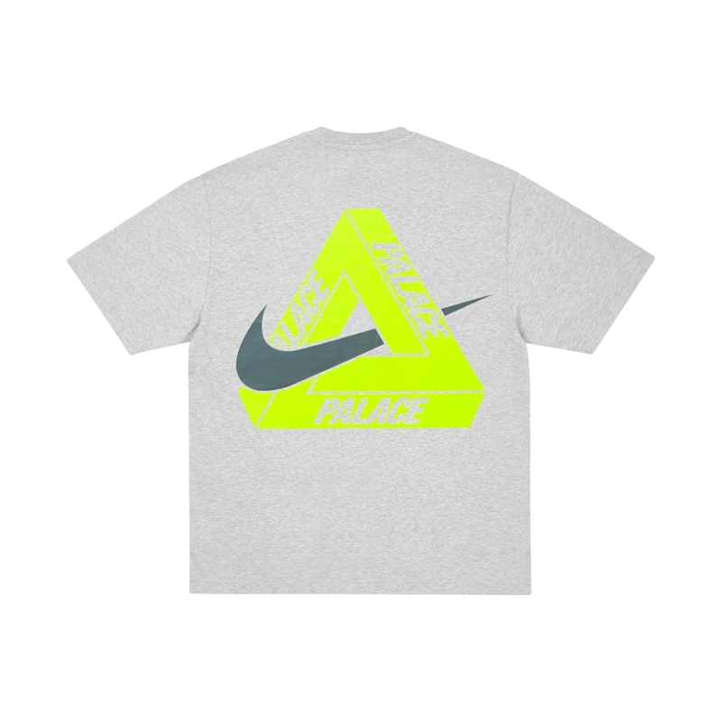 Palace x Nike Tri Swoosh T-Shirt Grey Marl