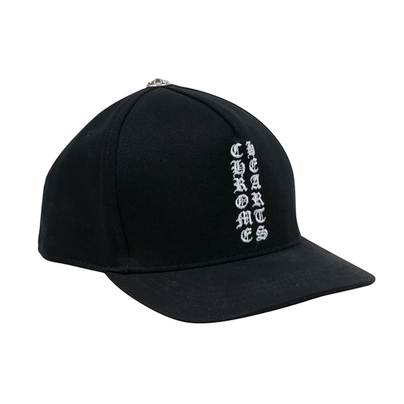 Chrome Hearts Vertical Logo Hat Black