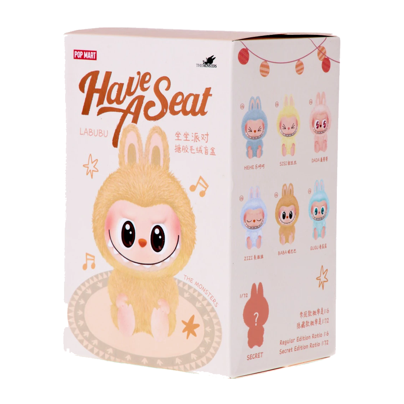 Pop Mart Labubu The Monsters Have a Seat Vinyl Plush Single Blind Box