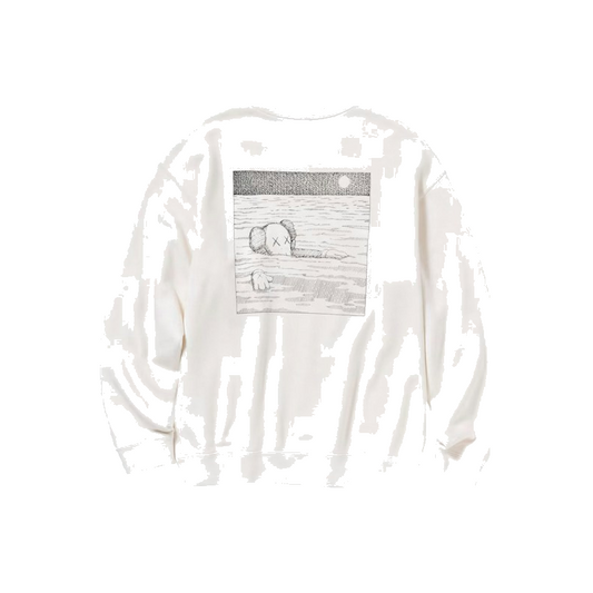 KAWS x Uniqlo Longsleeve Sweatshirt Off White