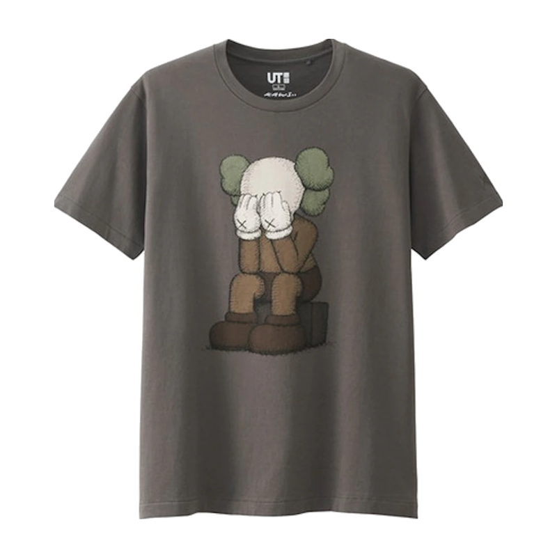 KAWS x Uniqlo Passing Through Tee Brown