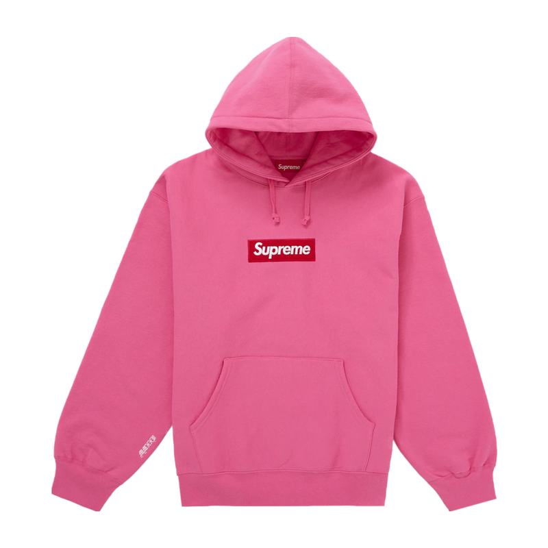 Supreme Box Logo Hooded Sweatshirt Magenta