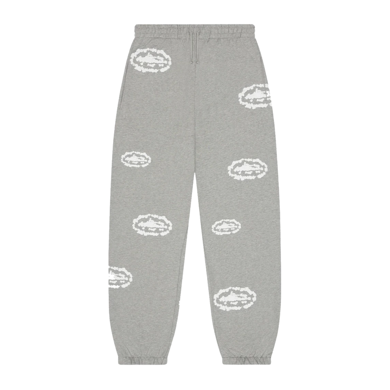 Denim Tears x Corteiz Island Wreath Sweatpants Grey