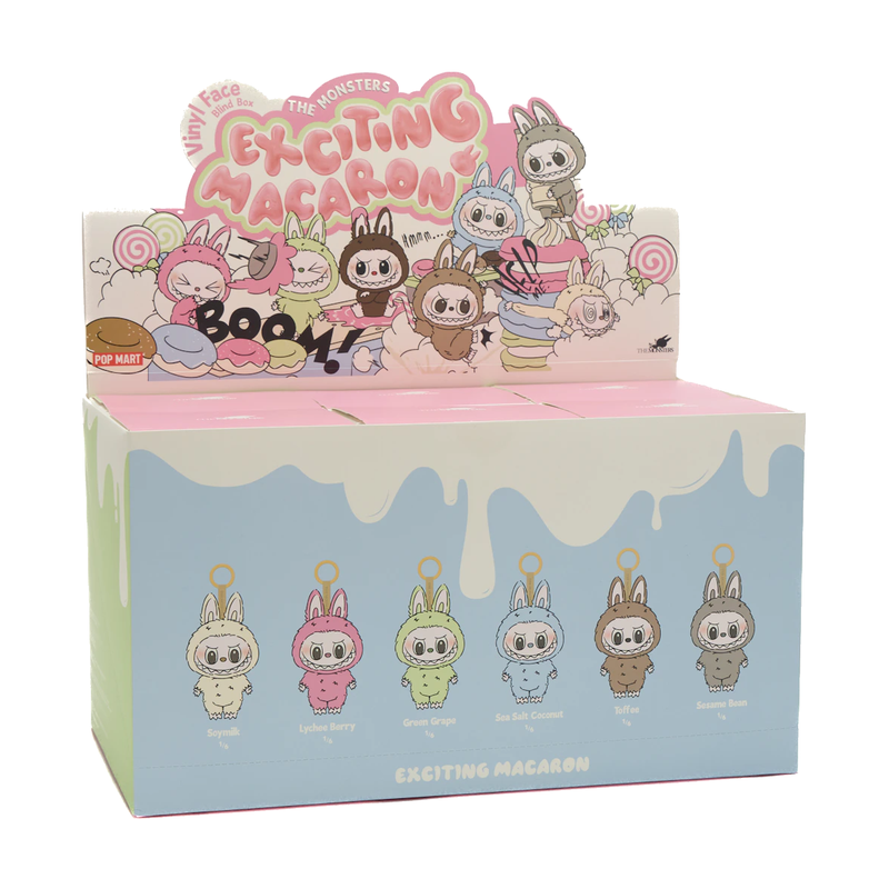 Pop Mart Labubu The Monsters Exciting Macaron Vinyl Face Blind Box Whole Set