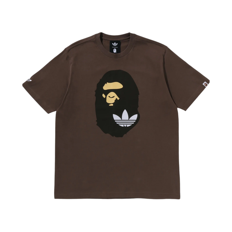 Adidas x BAPE Ape Head Tee Brown